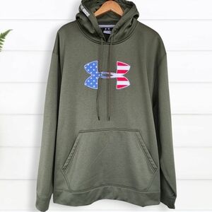 Under Armour | Freedom Storm Hoodie American Flag Protect This House Mens XXL 2X